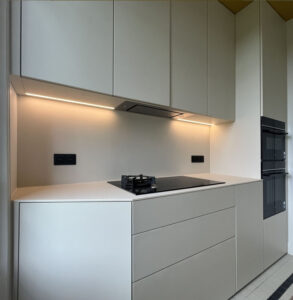 Comme Un Trait architecte d'intérieur architecture d'intérieur LE MANS SARTHE Pays de la Loire Rénovation d'un villa début de siècle Forbo Marmoleum sol linoléum winckelmans duravit korian belle époque couleur